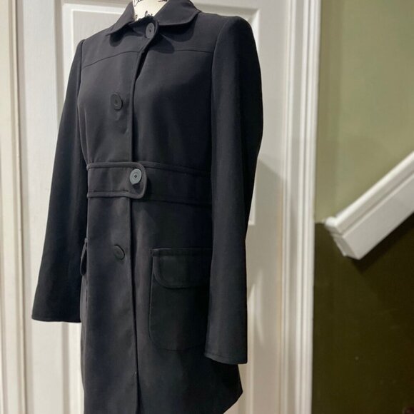 MAX STUDIO ELEGANT MINIMALISTIC COAT BLAZER SIZE 0 XSMALL - Picture 11 of 12